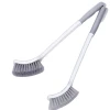 Thickened long-handled toilet brush, bathroom cleaning squat toilet, no blind spots, soft-bristled household wall-mounted squat toilet brush Item Picture